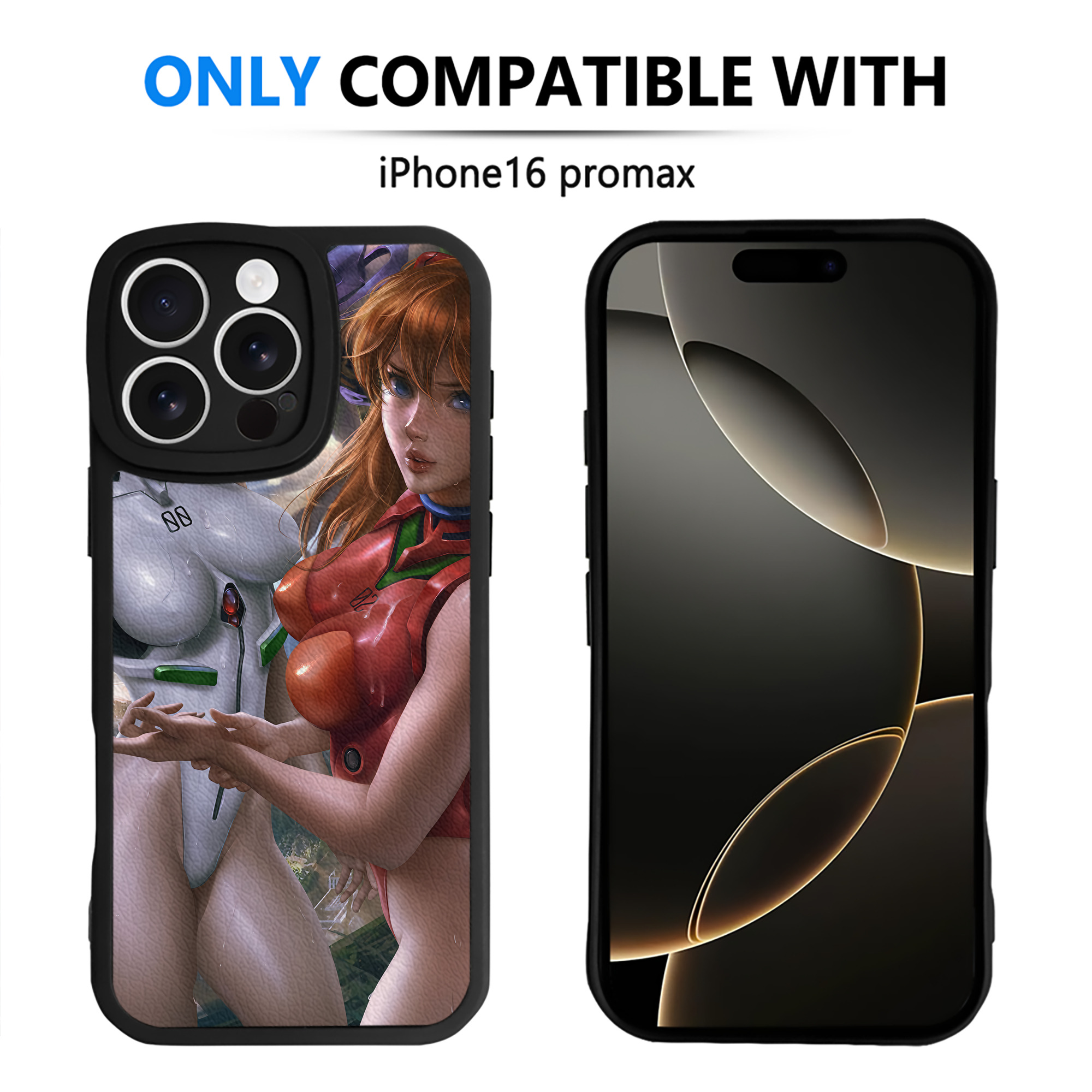 （画像用） EVA 新世紀エヴァンゲリオン 【iPhone 16シリーズ対応】シリコンスマホケース（レザー調） 材質：シリコン